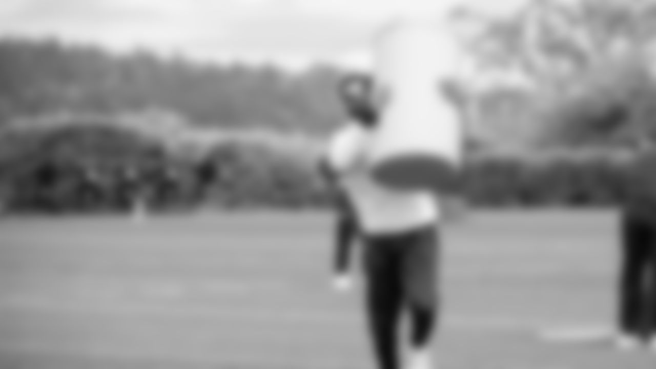 Seahawks safety Julian Love (20) participated in a workout on May 7, 2025 at the Virginia Mason Athletic Center.