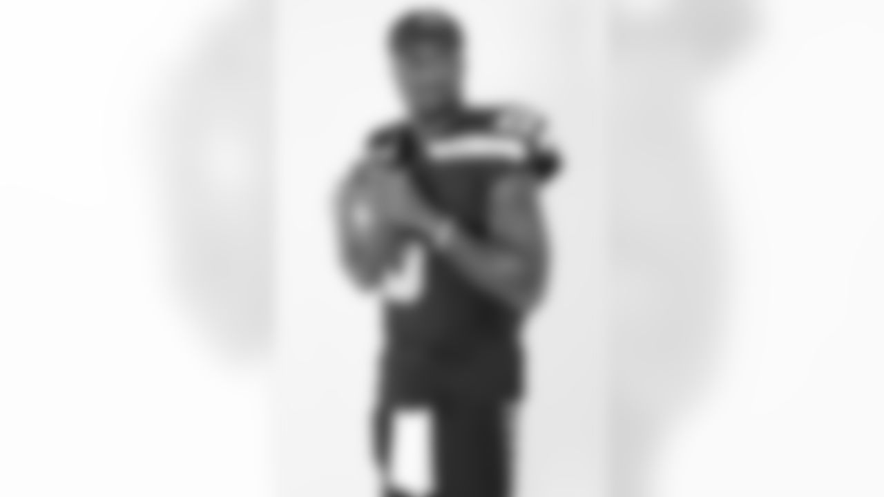 Seattle Seahawks quarterback Jalen Milroe (6) poses for a portrait during the NFLPA Rookie Premiere on Saturday, May 17, 2025 in Thousand Oaks, Calif. (Ben Liebenberg/NFL)