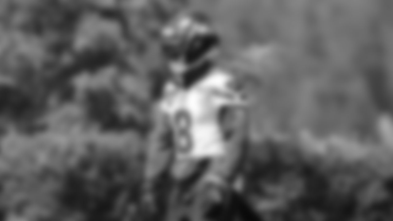Seahawks safety Coby Bryant (8) participated in a workout on day four of OTAs on Monday, June 2, 2025 at the Virginia Mason Athletic Center.
