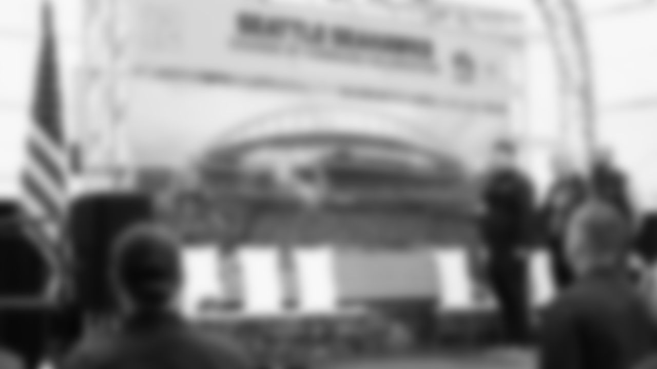 USAA's "Change of Command" event is to celebrate a different military service each year: rotating through the 5 branches -- Army, Airforce, Navy, Coast Guard, Marines.