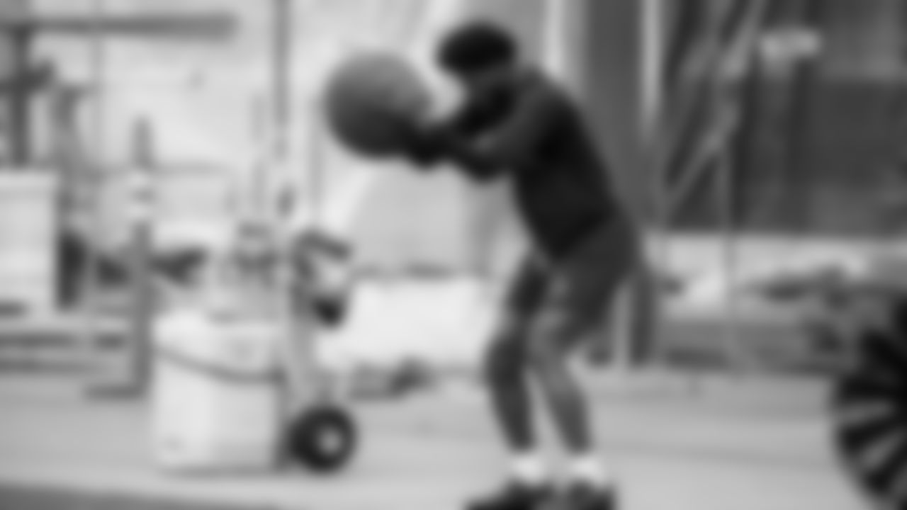 Seahawks cornerback Josh Jobe (29) participated in a workout on April 30, 2025 at the Virginia Mason Athletic Center.