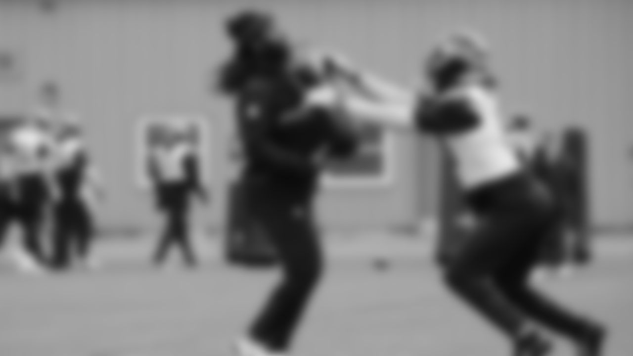 Seahawks linebacker Ernest Jones IV (13) practiced on Thursday, January 8, 2026 at the Virginia Mason Athletic Center.