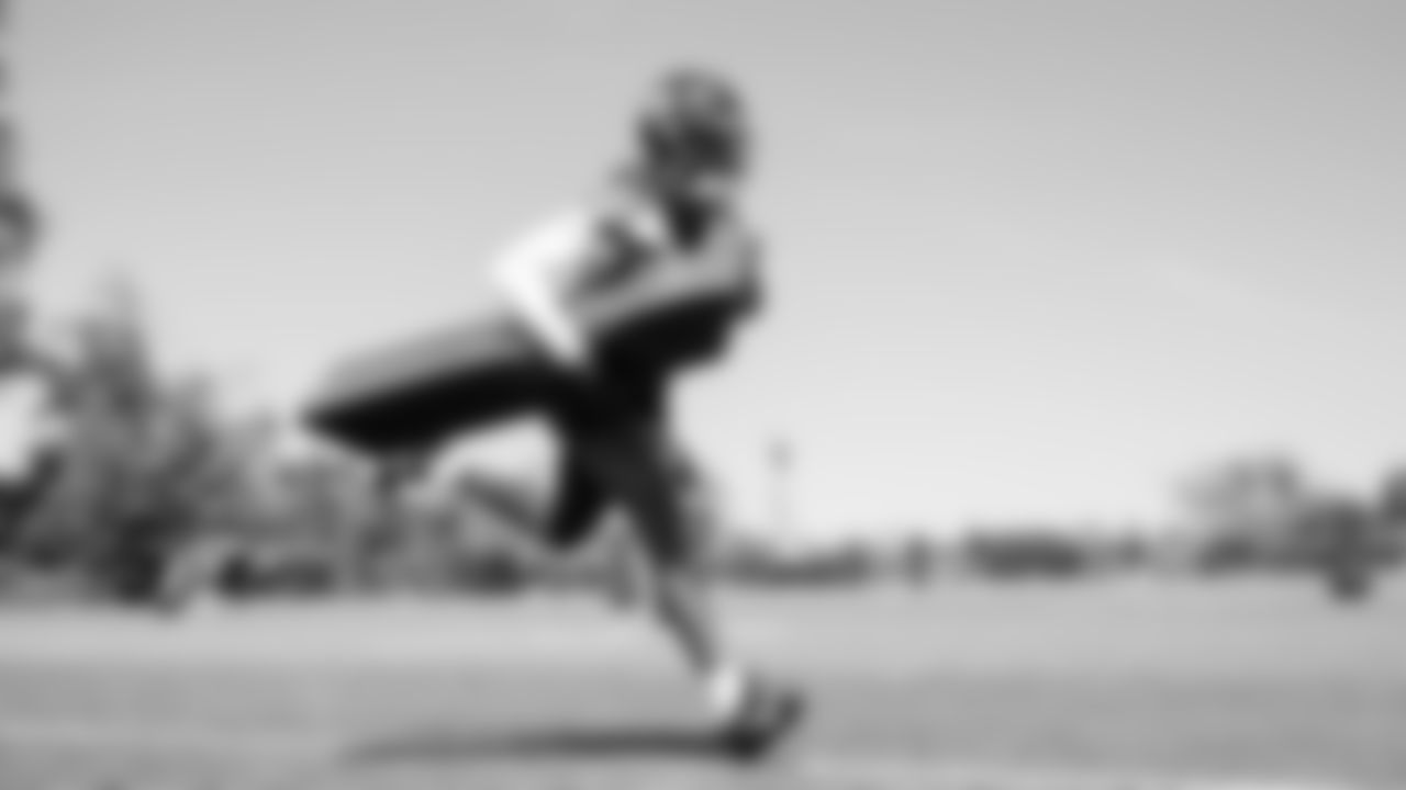 Seahawks cornerback Riq Woolen (27) participated in a workout on day six of OTAs on Thursday, June 5, 2025 at the Virginia Mason Athletic Center.
