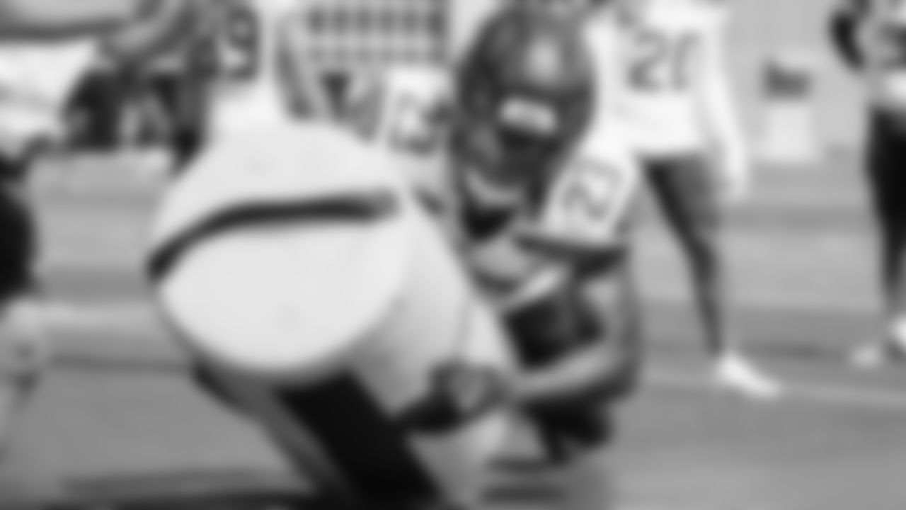 Seahawks safety D'Anthony Bell (23) practiced on Wednesday, September 3, 2025 at the Virginia Mason Athletic Center.
