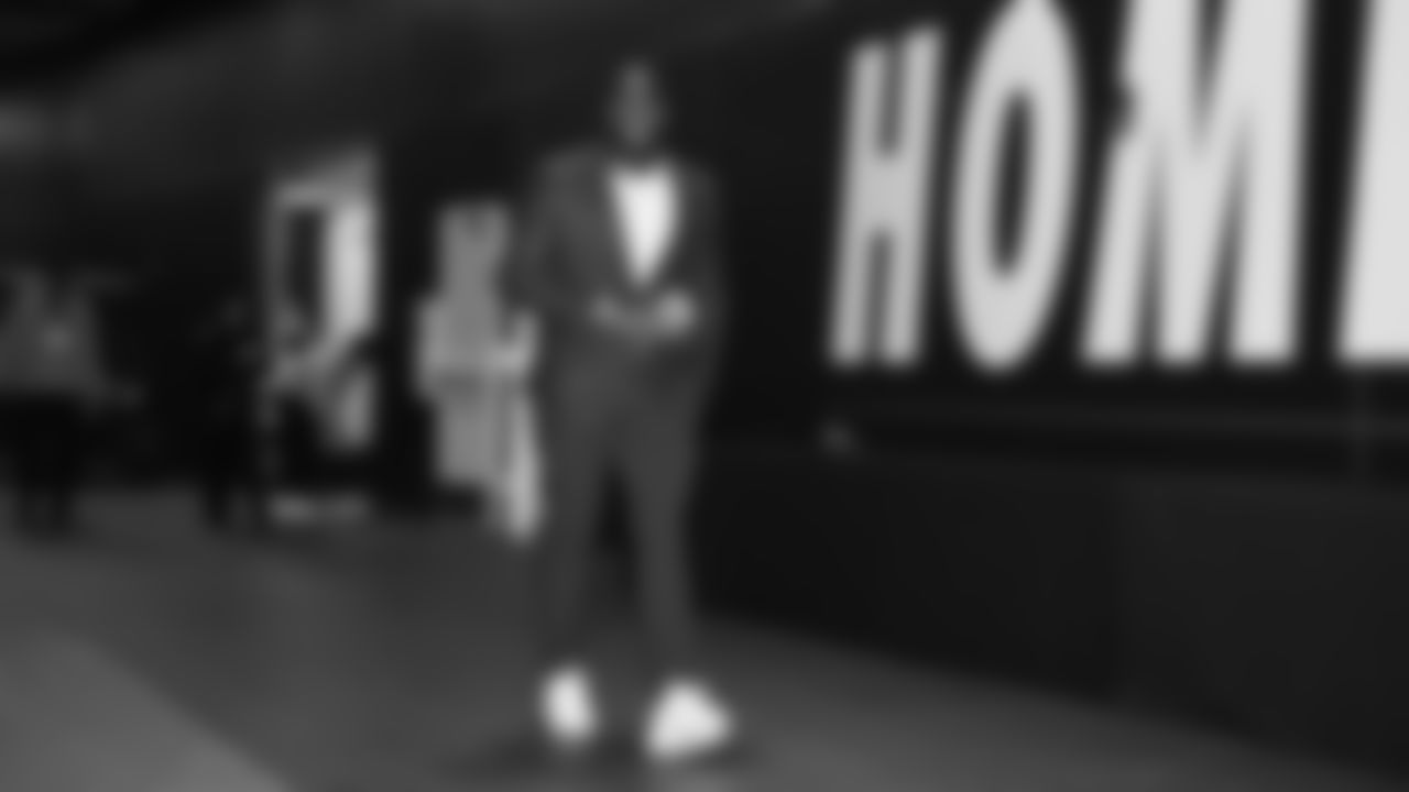 Seahawks linebacker Derick Hall (58) arrived at Lumen Field for the Week 16 matchup vs. the L.A. Rams.