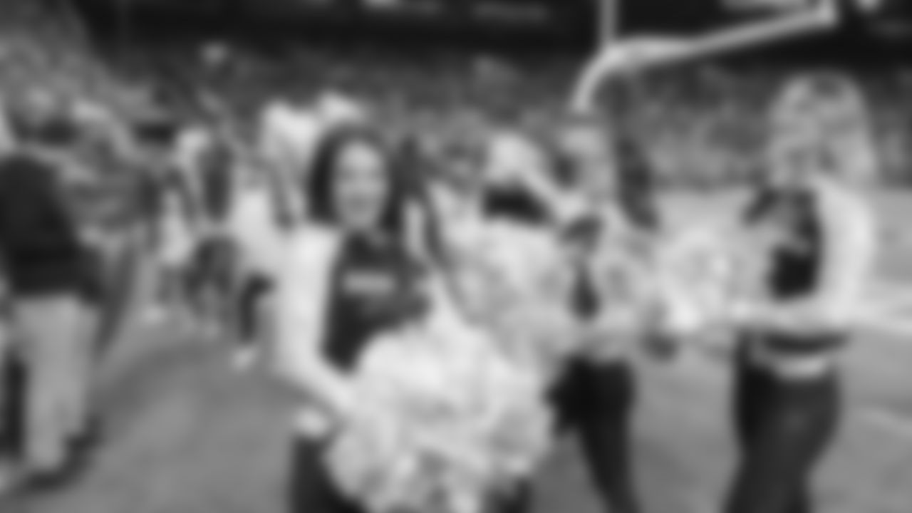 Seahawks dancers on week 7 vs. the Houston Texans on October 20, 2025.