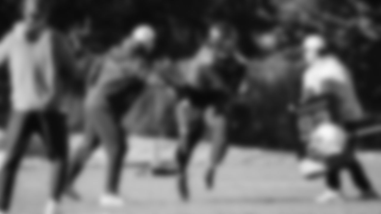 Seahawks tight end Eric Saubert (81) practiced on Wednesday, January 21, 2026 at the Virginia Mason Athletic Center.