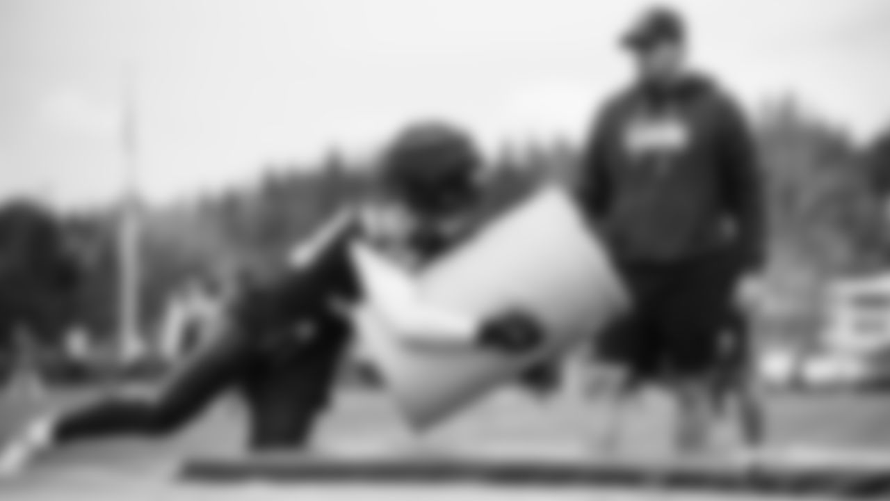 Seahawks safety Ty Okada (39) practiced on Wednesday, December 3, 2025 at the Virginia Mason Athletic Center.