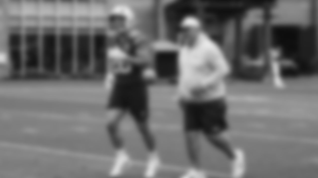 Seahawks running back Zach Charbonnet (26) practiced on Wednesday, November 26, 2025 at the Virginia Mason Athletic Center.