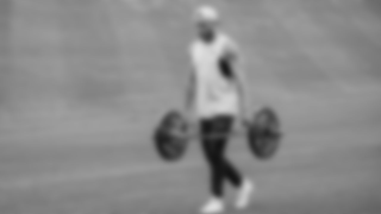Seahawks wide receiver Cooper Kupp (10) participated in a workout on April 30, 2025 at the Virginia Mason Athletic Center.