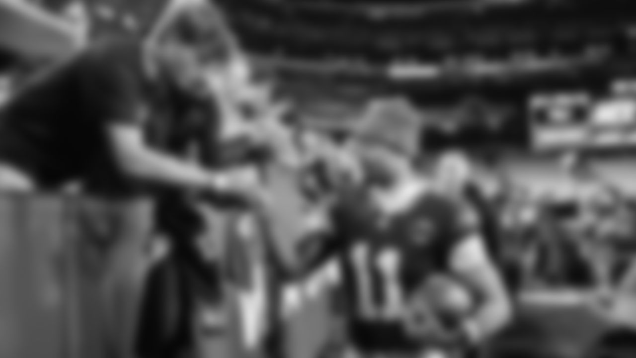 The Seahawks celebrated the victory over the Washington Commanders on Sunday Night Football at Northwest Stadium.