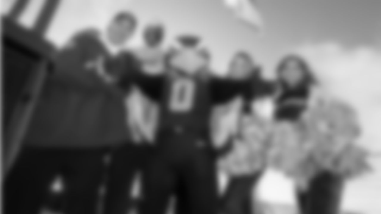 Seahawks Legends Walter Jones and Lofa Tatupu raised the 12 Flag on top of the Space Needle in honor of Blue Friday on January 16, 2026.