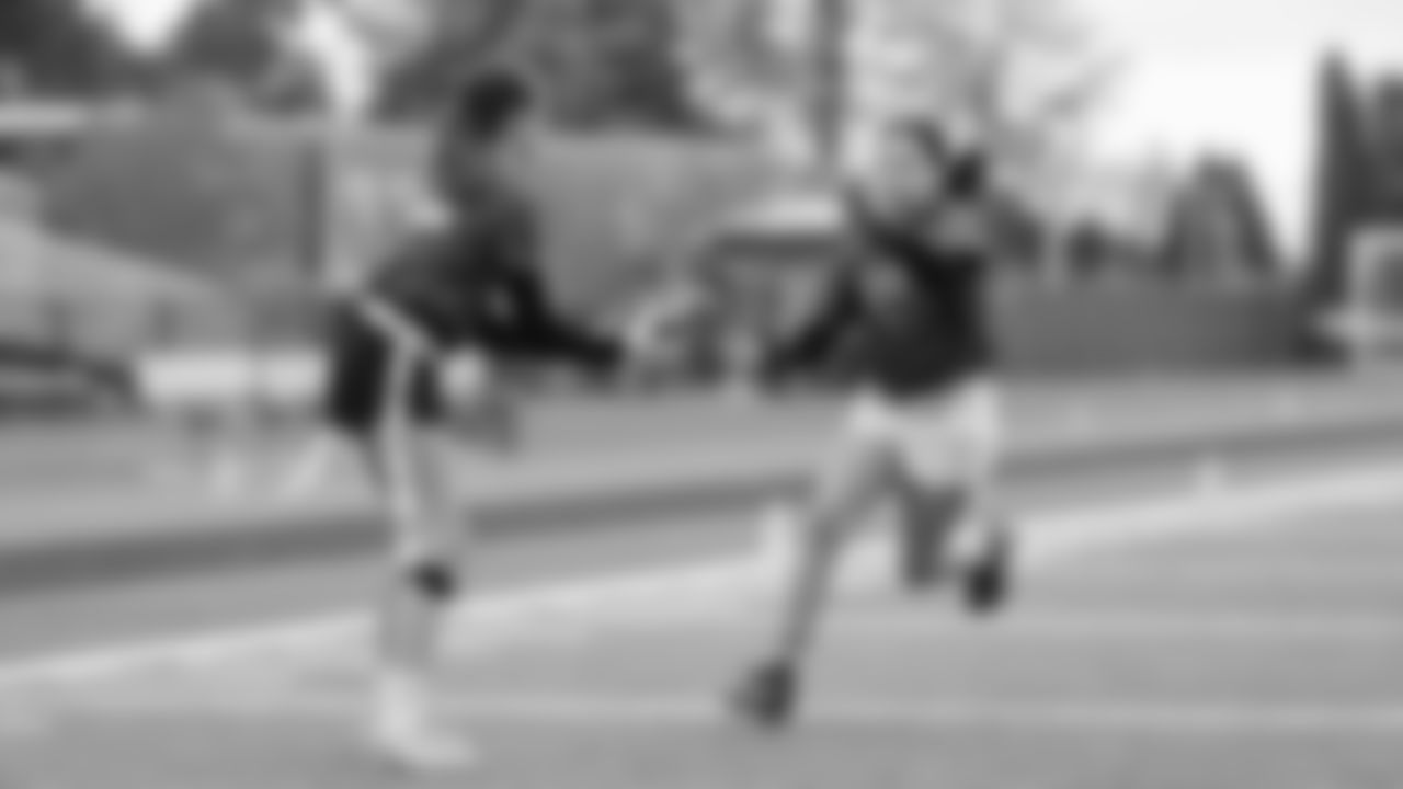 The Seahawks had another round of surprise game day visits at three Seahawks Flag Football League locations on Sunday, October 12th, 2025