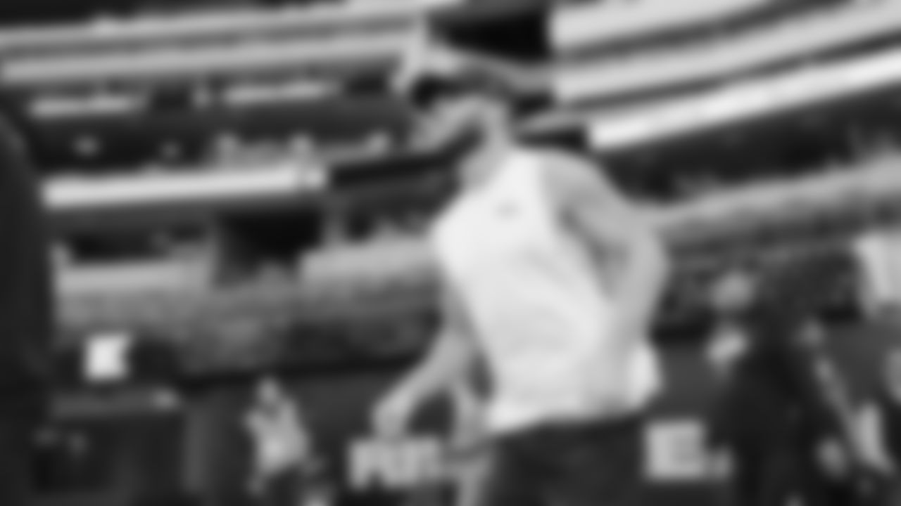 Seahawks wide receiver Cooper Kupp (10) during pregame warmups at SoFi Stadium for the Week 11 matchup at the L.A. Rams.