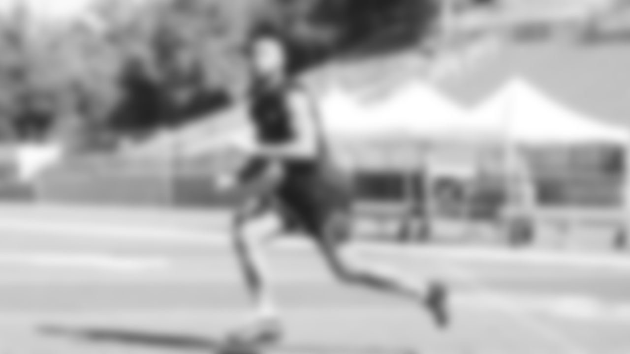 Seahawks wide receiver Cody White (82) participated in an off-site workout.