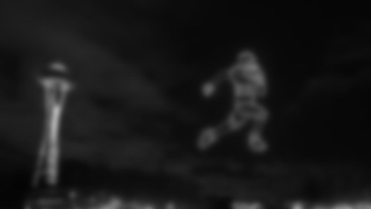 The Seahawks hosted a drone show at the Seattle Center on January 30, 2026 in honor of the team's postseason success.