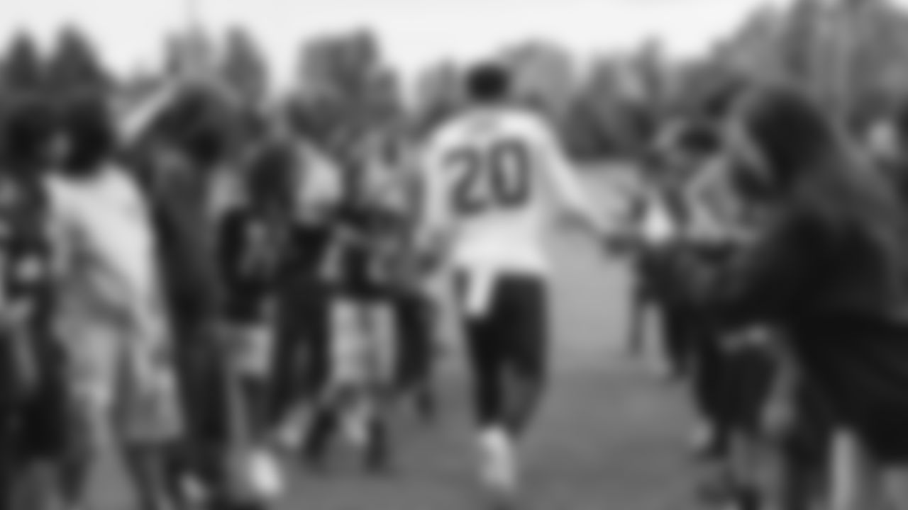 Seahawks safety Julian Love (20) practiced on day three of training camp on July 25, 2025 at the Virginia Mason Athletic Center.
