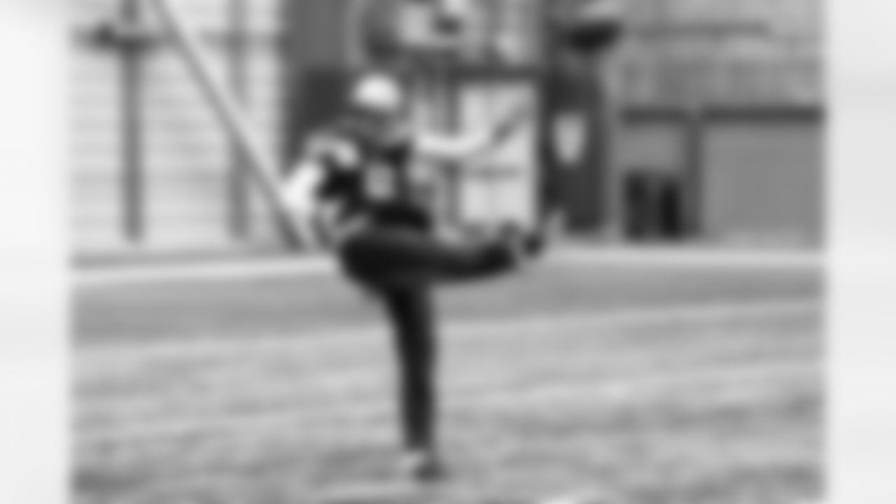Seahawks punter Michael Dickson (4) practiced at the Virginia Mason Athletic Center on Thursday, January 2, 2025.