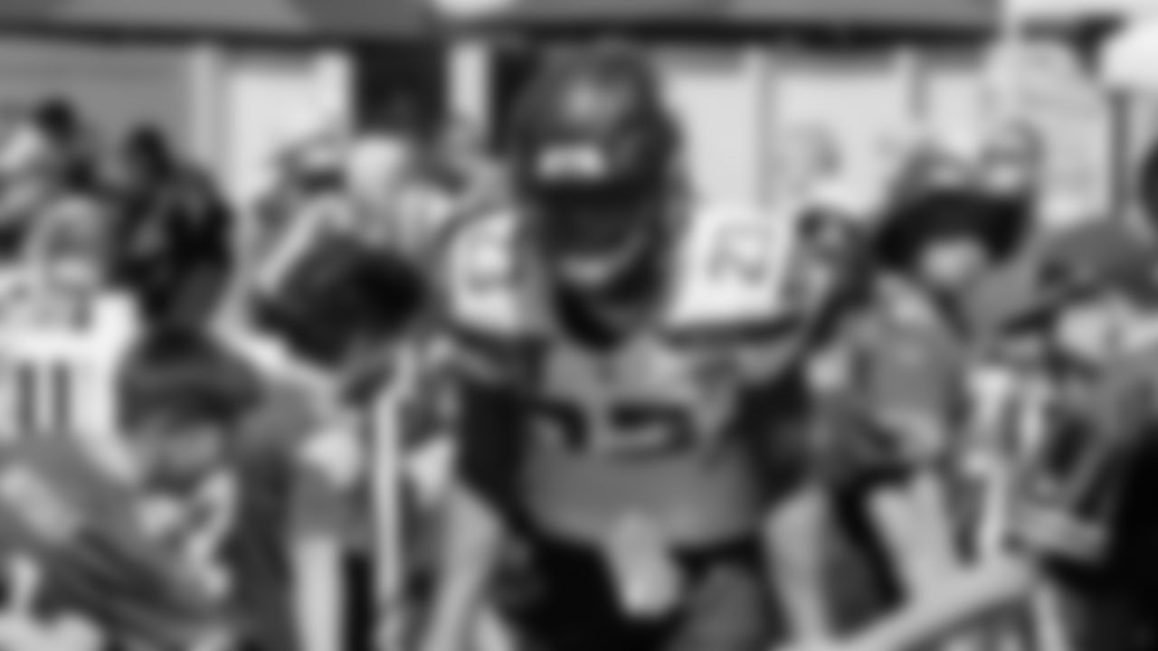 Seahawks safety D'Anthony Bell (23) practiced on August 12, 2025 at the Virginia Mason Athletic Center.