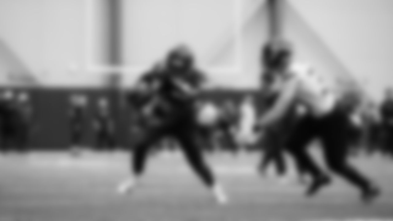 Seahawks wide receiver Courtney Jackson (84) practiced on Thursday, November 6, 2025 at the Virginia Mason Athletic Center.