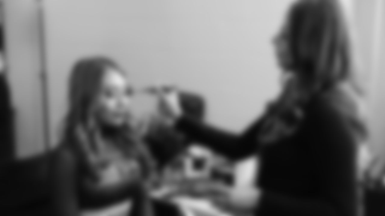 Seahawks Dancers Backstage in the NFC Championship on January 25, 2026.