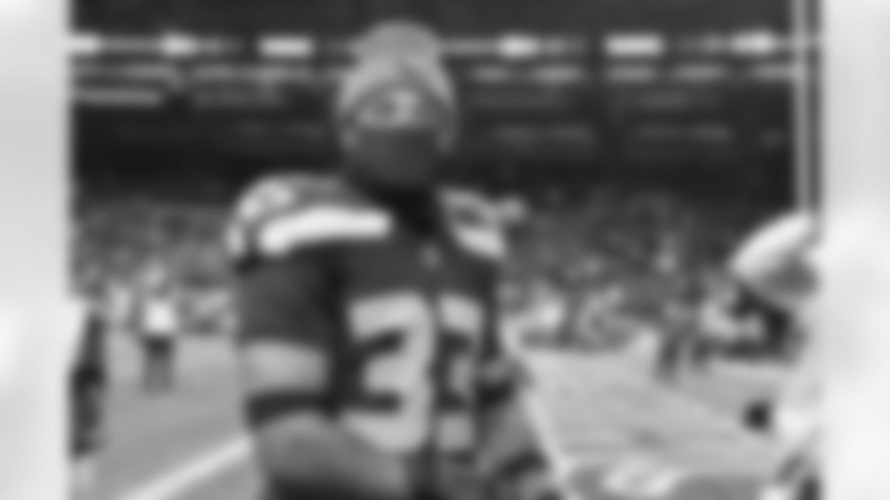 Seattle Seahawks safety Jamal Adams (33) walks off the field after an NFL football game against the Washington Commanders on Sunday, November 12, 2023 in Seattle, Washington. (Alika Jenner/NFL)