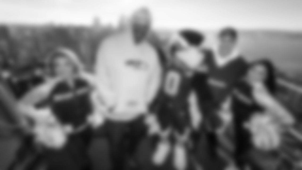 Seahawks Legends Walter Jones and Lofa Tatupu raised the 12 Flag on top of the Space Needle in honor of Blue Friday on January 16, 2026.