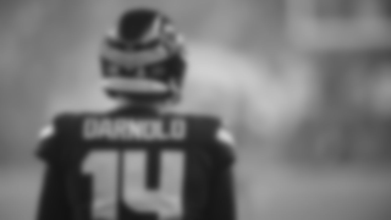 Seahawks quarterback Sam Darnold (14) vs. the Houston Texans in Week 7.