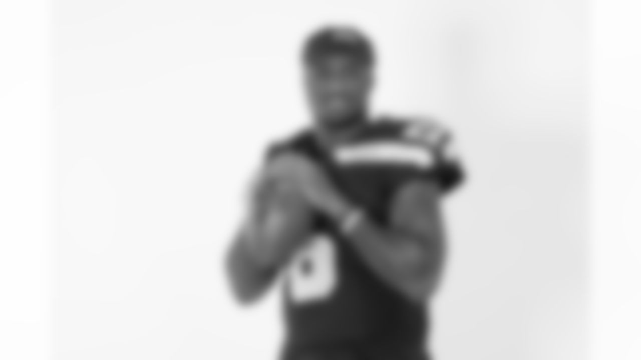 Seattle Seahawks quarterback Jalen Milroe (6) poses for a portrait during the NFLPA Rookie Premiere on Saturday, May 17, 2025 in Thousand Oaks, Calif. (Ben Liebenberg/NFL)