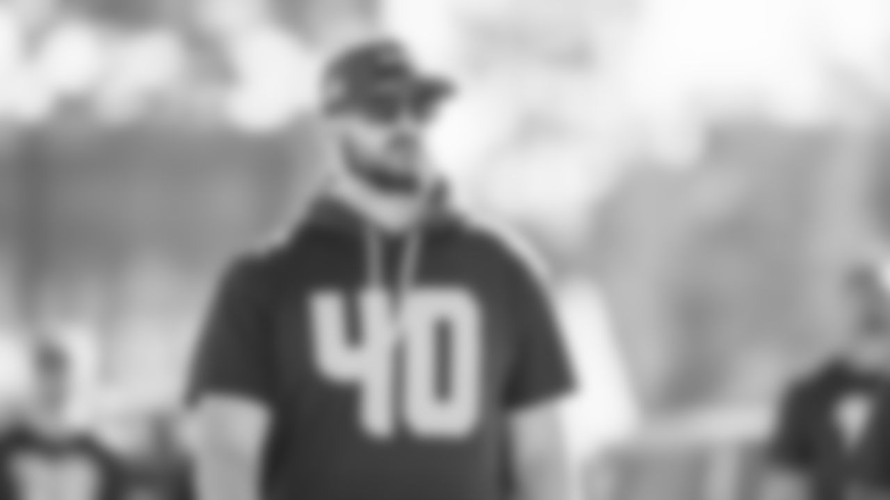 Seahawks fullback Robbie Ouzts (40) practiced on Wednesday, February 4, 2026 in San Jose, California.