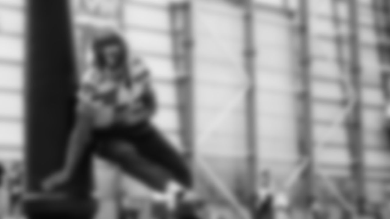 Seahawks linebacker Boye Mafe (53) practiced on Thursday, November 6, 2025 at the Virginia Mason Athletic Center.