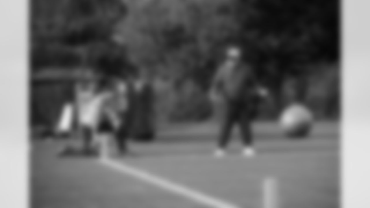 Seahawks running back Zach Charbonnet (26) practiced on Wednesday, December 11, 2024 at the Virginia Mason Athletic Center