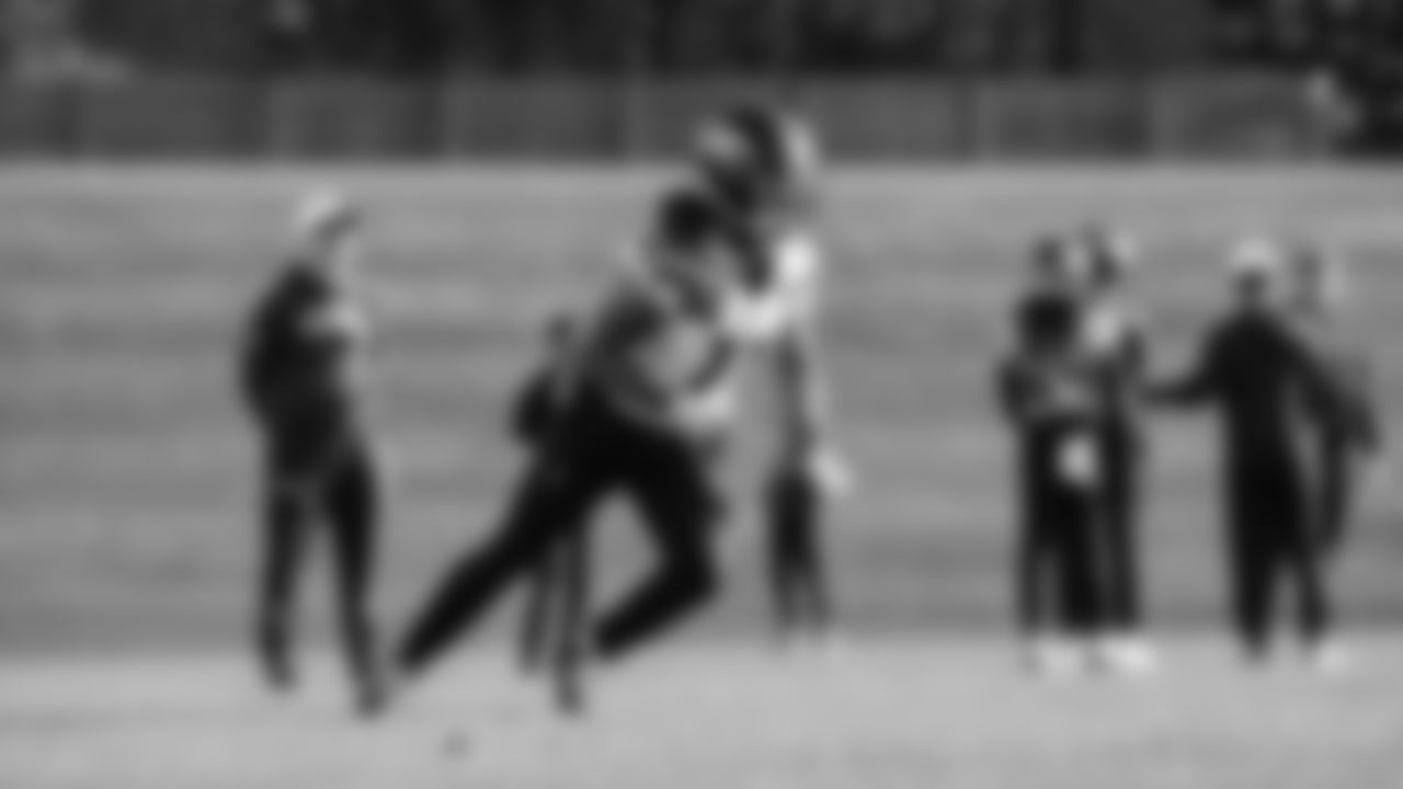 Seahawks wide receiver Jaxon Smith-Njigba (11) practiced on Thursday, November 20 at the Virginia Mason Athletic Center.