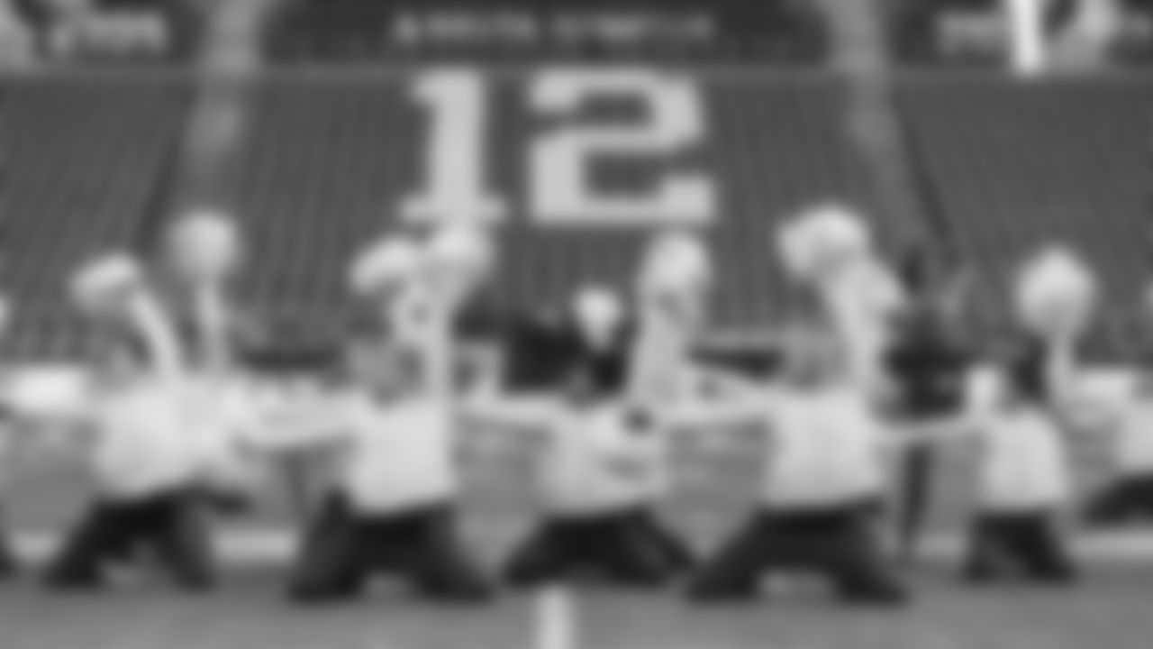 Seahawks Dancers Backstage in the NFC Championship on January 25, 2026.