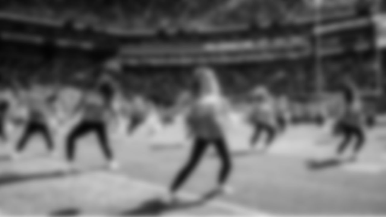 Over 200 former Sea Gals and Seahawks Dancers performed during pregame.