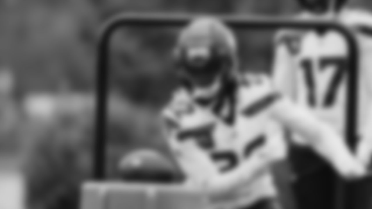 Seahawks wide receiver Rashid Shaheed (22) practiced on Thursday, December 4, 2025 at the Virginia Mason Athletic Center.