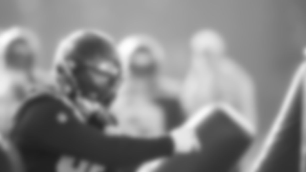 Seahawks defensive end Leonard Williams (99) practiced on Wednesday, December 31, 2025 at the Virginia Mason Athletic Center.