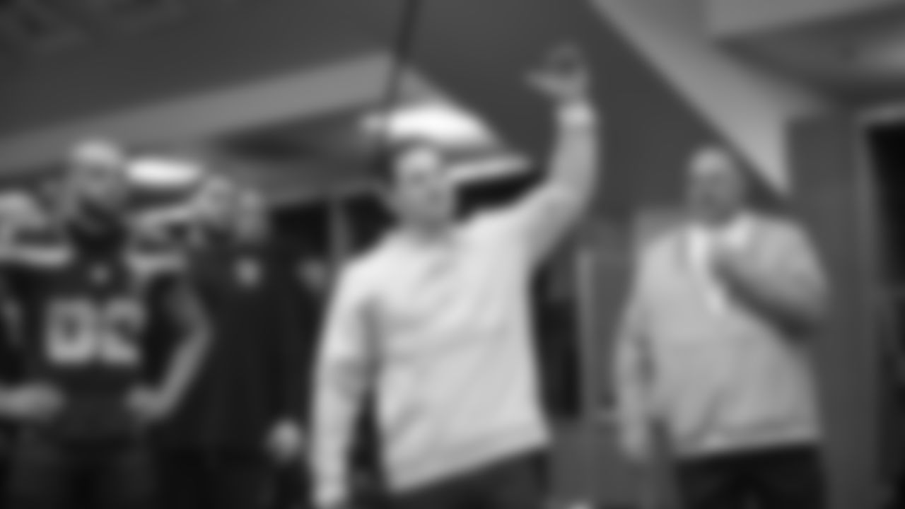 The Seahawks celebrated the 18-16 victory vs. the Colts in Week 15 at Lumen Field.