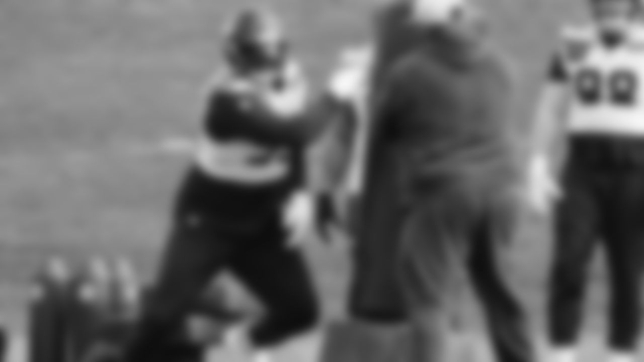 Seahawks defensive end Leonard Williams (99) practiced on Wednesday, January 14, 2026 at the Virginia Mason Athletic Center.