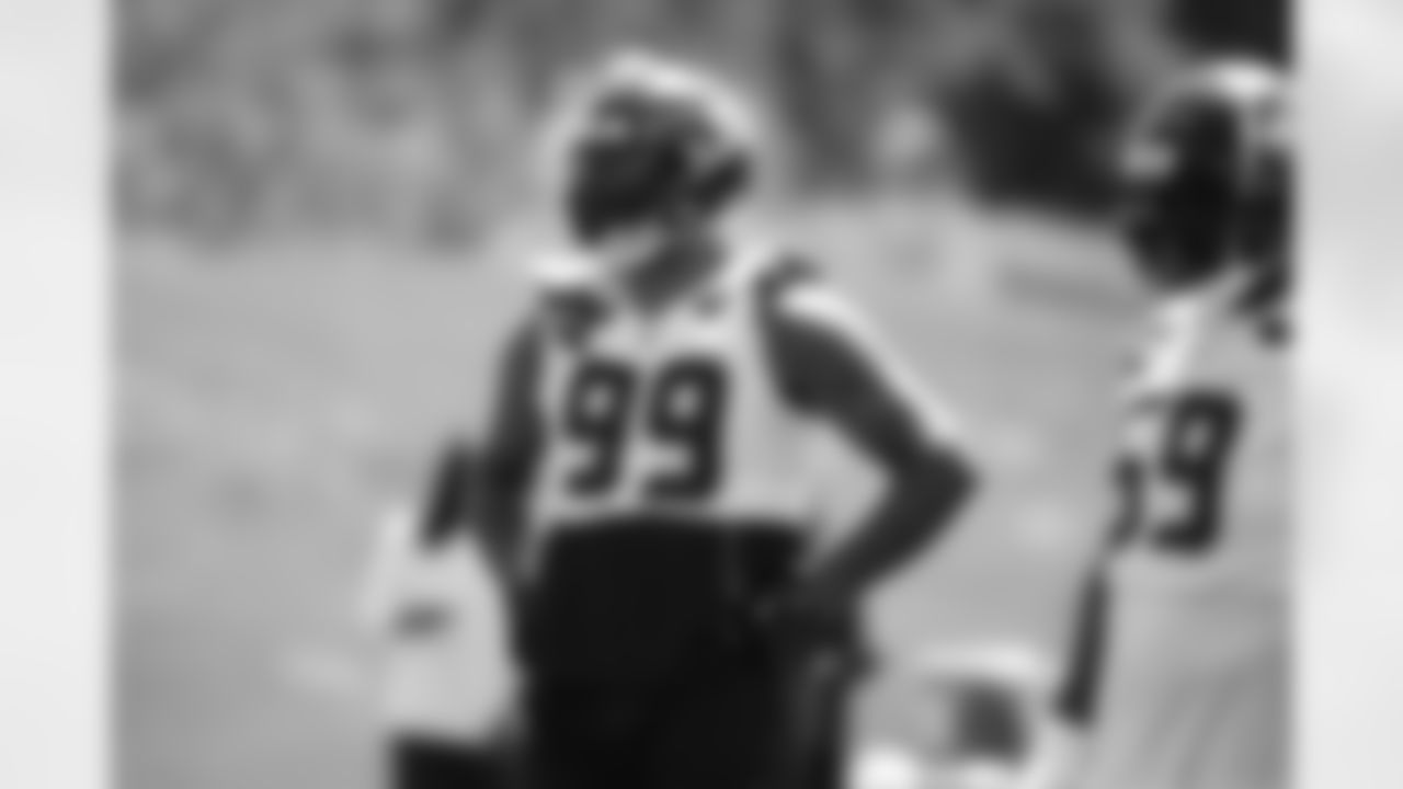 Seahawks defensive end Leonard Williams (99) participated in the Seahawks 2025 offseason workout program.