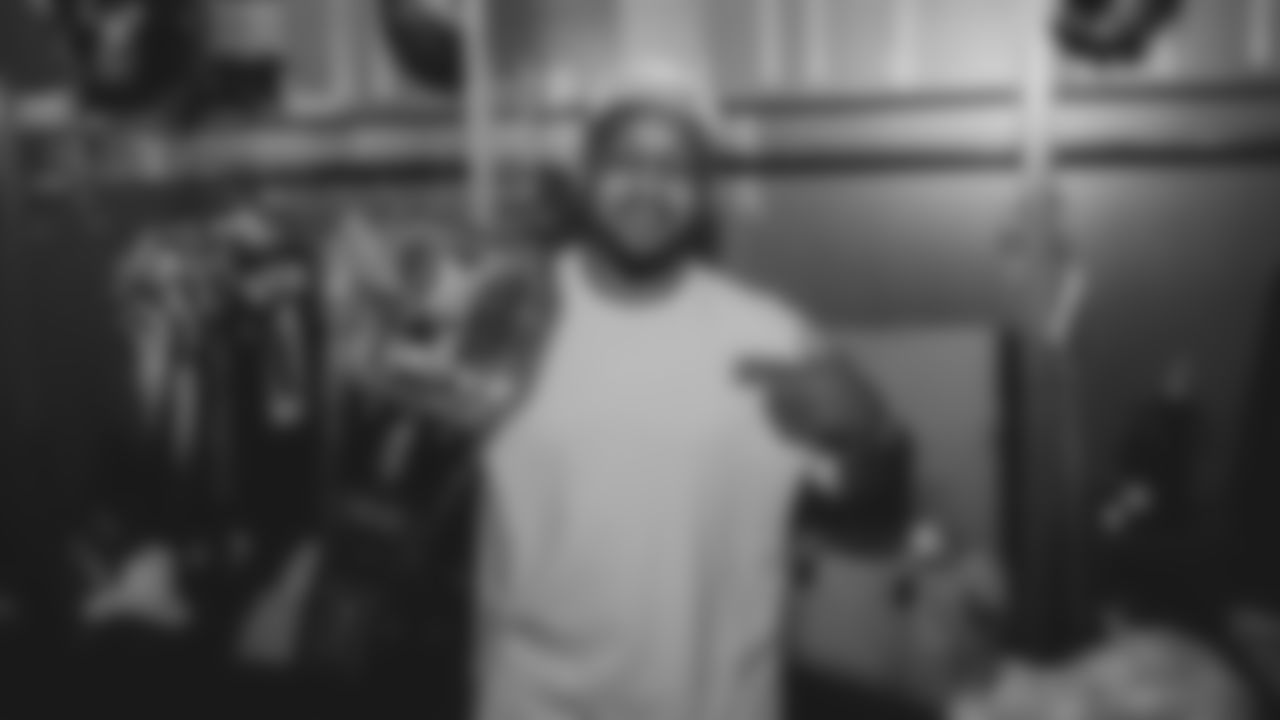 The Seahawks cleaned out the locker room following the end of the 2026 and brought out the championship belt to celebrate their Super Bowl LX victory.