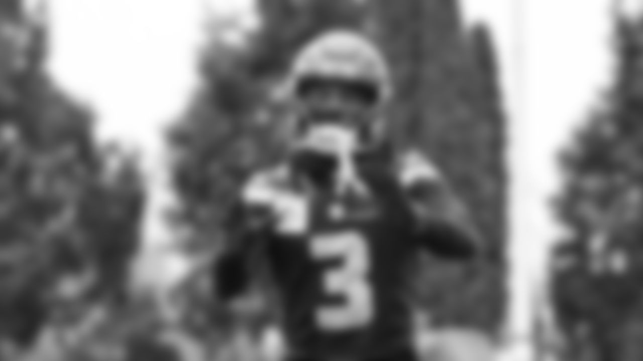 Seahawks safety Nick Emmanwori (3) practiced on Wednesday, January 1, 2026 at the Virginia Mason Athletic Center.