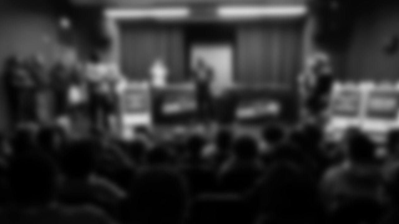 The Seahawks and American Family Insurance teamed up to empower local high school athletes and promote player safety with the donation of 150 Guardian Caps to the football teams at Chief Sealth International High School and Curtis Senior High School.