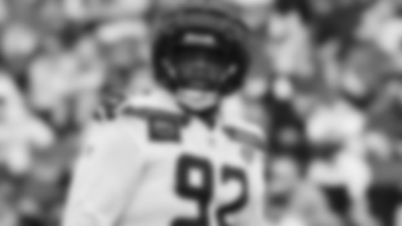 Seahawks defensive tackle Quinton Bohanna (92) practiced on day three of training camp on July 25, 2025 at the Virginia Mason Athletic Center.