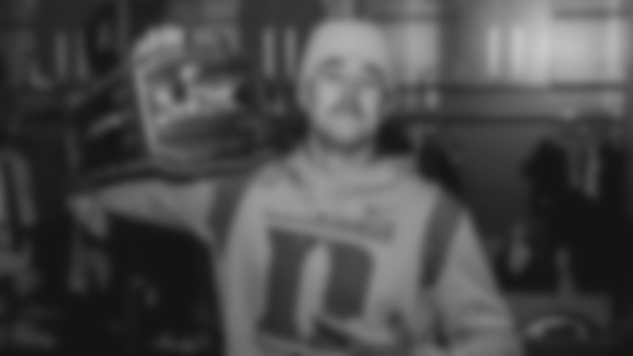 The Seahawks cleaned out the locker room following the end of the 2026 and brought out the championship belt to celebrate their Super Bowl LX victory.