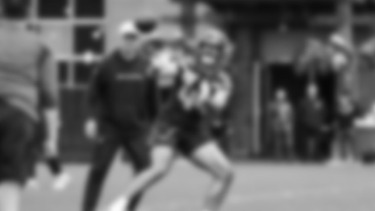 Seahawks tight end Mitch Van Vooren (44) participated in a workout on day five of OTAs on Wednesday, June 4, 2025 at the Virginia Mason Athletic Center.
