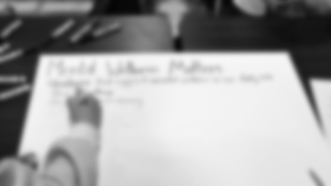 The Seahawks teamed up with EVERFI for a morning learning about mental health with students at Showalter Middle School on October 30, 2025.