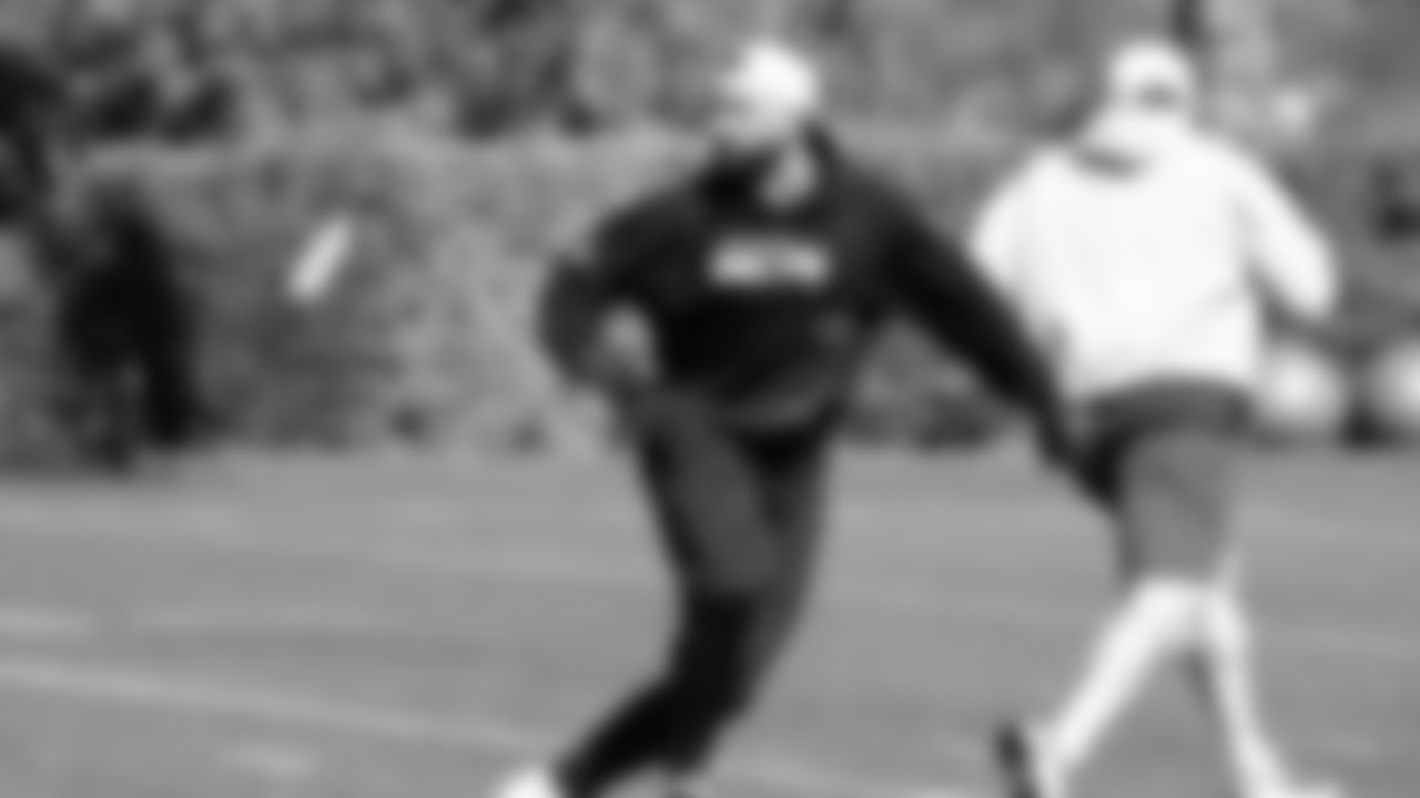 Seahawks linebacker Patrick O'Connell (52) participated in a workout on May 5, 2025 at the Virginia Mason Athletic Center.