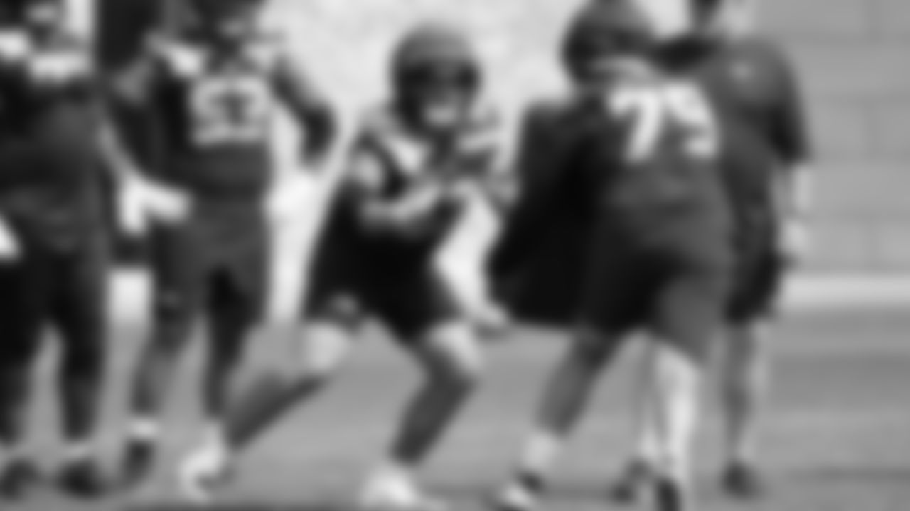 Seahawks center Federico Maranges (62) practiced on August 19, 2025 at the Virginia Mason Athletic Center.
