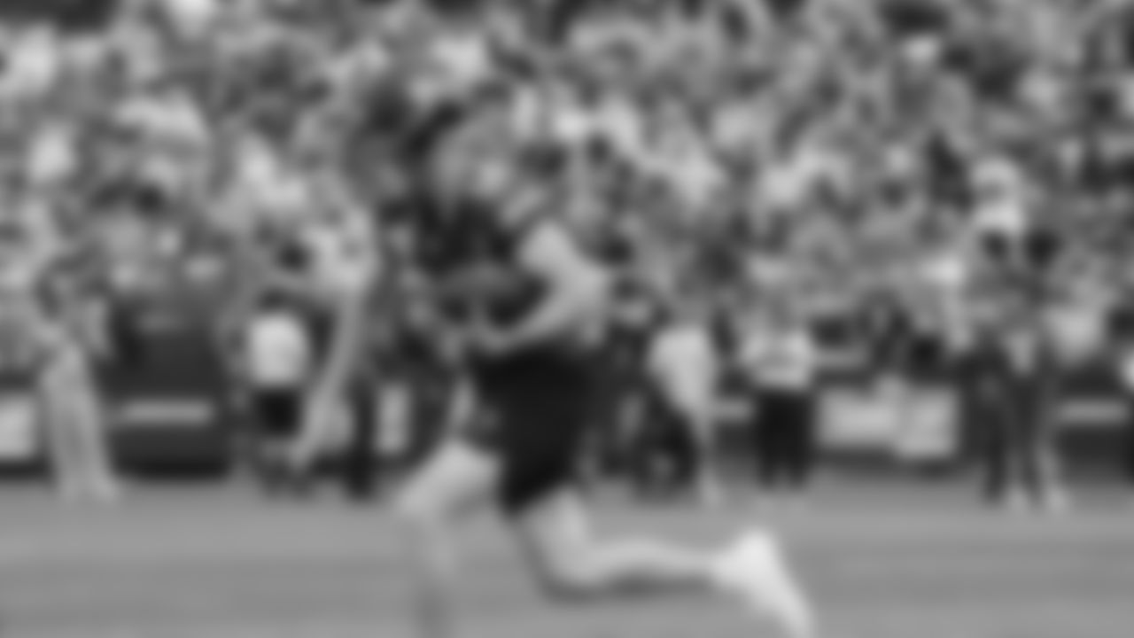 Seahawks quarterback Sam Darnold (14) practiced on day three of training camp on July 25, 2025 at the Virginia Mason Athletic Center.